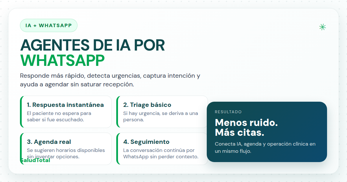 Expediente clínico y agentes IA: lo que sí puede automatizarse sin perder control médico